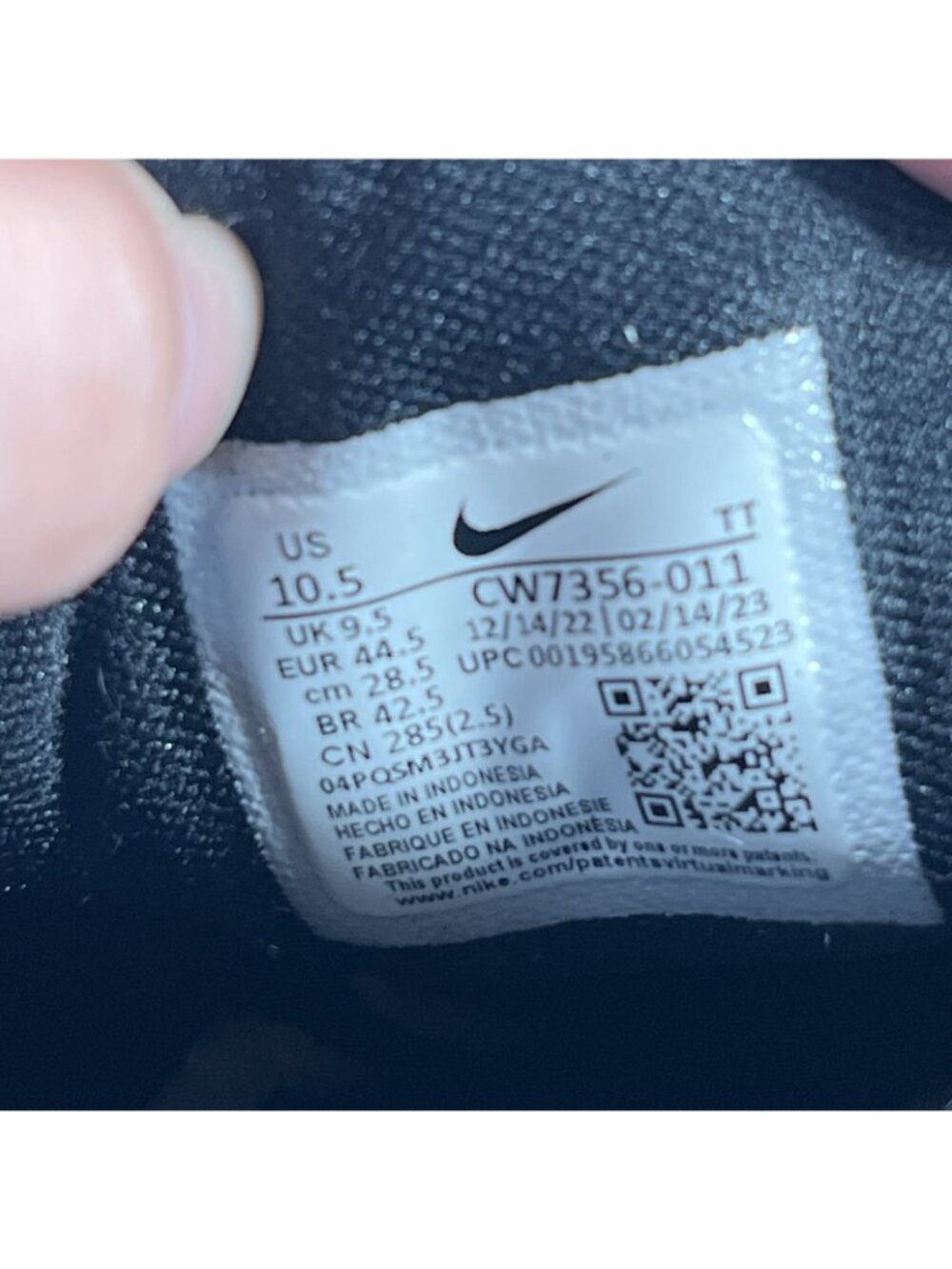 Nike Air Zoom Pegasus 39 Shoes Mens Size 10.5 Black Pink Running Gym CW7356-011 - Picture 9 of 9